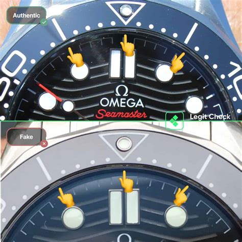 real vs fake omega seamaster|how to authenticate omega watch.